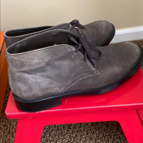 Mens Tod’s Lace up Distressed Boots 8 main image 13